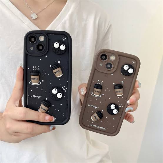 Soft Silicone 3D Coffee Cup iPhone Case