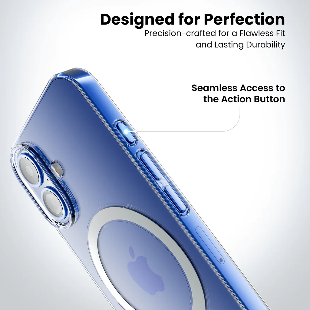 Anti-Yellow Magsafe Clear Case Iphone16