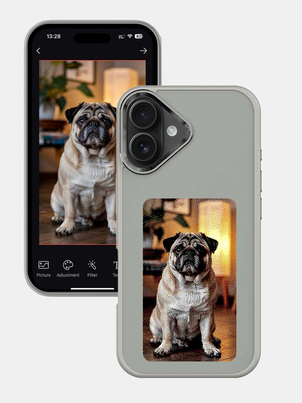 Basics - iPhone 16 Cover - Dopamine